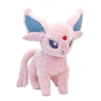 Officiële Pokemon knuffel Espeon KutaKutaTatta 22cm Takara tomy (Small )